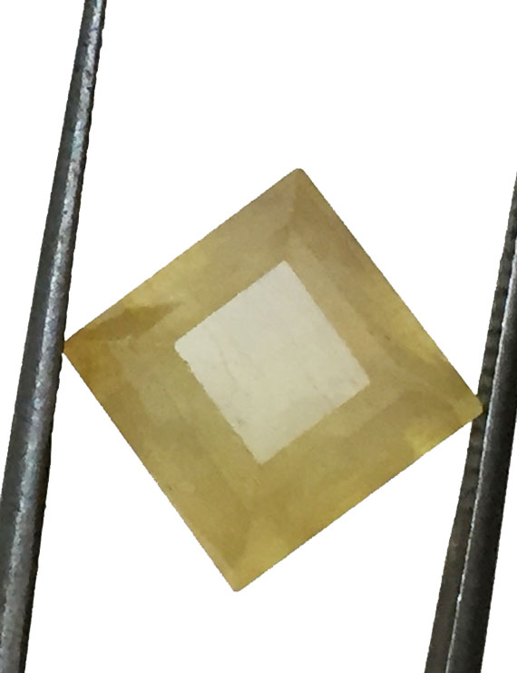 9.15 ct/10.25 ratti Natural Certified Bangkok Pukhraj/Yellow Sapphire